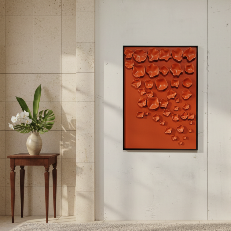 Premium Unique Luxury Modern Artisan Exclusive Handcrafted Abstract Florina Wall Art