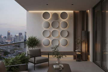 Premium Unique Luxury Modern Artisan Exclusive Handcrafted Abstract Up Down Wall Art