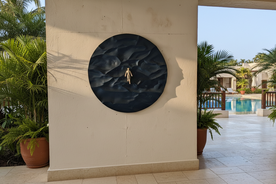 Premium Unique Luxury Modern Artisan Exclusive Handcrafted Abstract Angel Wall Art