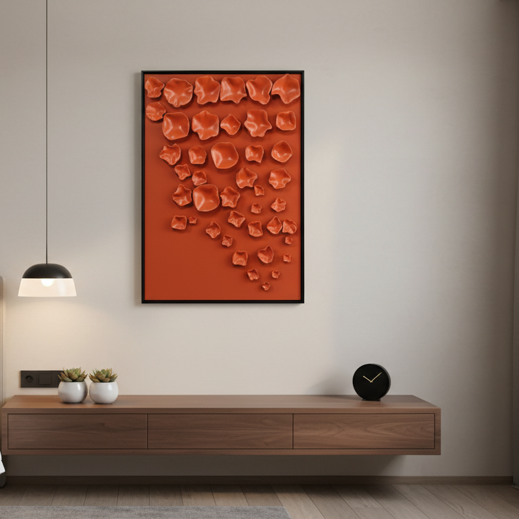 Premium Unique Luxury Modern Artisan Exclusive Handcrafted Abstract Florina Wall Art