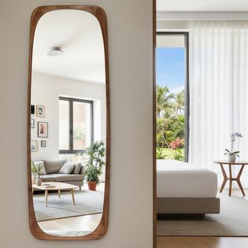 Asymmetrical Luxury  Modern Designer Unique Premium Selefie Mirror