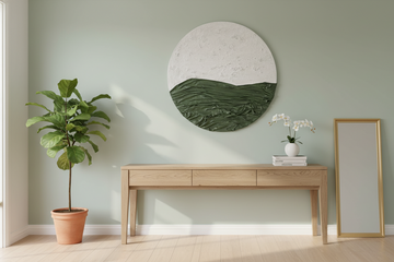 Premium Unique Luxury Modern Artisan Exclusive Handcrafted Abstract Forest Valley Wall Art