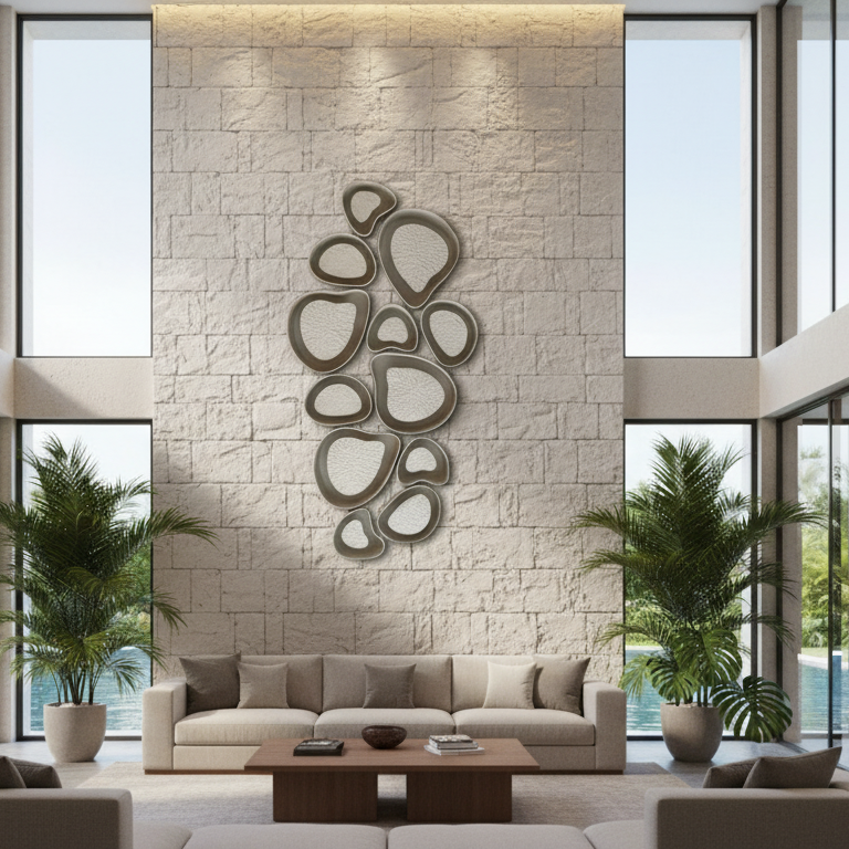 Premium Unique Luxury Modern Artisan Exclusive Handcrafted Abstract Fluid Flow Wall Art