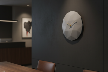 Designer Luxury Premium Minimalist Abstract Mordern  Metal And Wooden Celleyssa Wall Clock