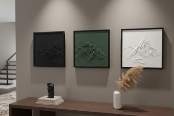 Premium Unique Luxury Modern Artisan Exclusive Handcrafted Abstract Lumira Wall Art