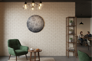 Premium Unique Luxury Modern Artisan Exclusive Handcrafted Abstract Moon Wall Art