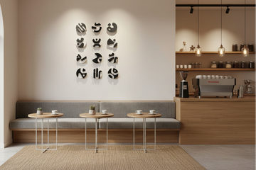 Premium Unique Luxury Modern Artisan Exclusive Handcrafted Abstract Shades Of Silence Wall Art