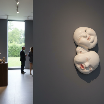 Premium Unique Luxury Modern Artisan Exclusive Handcrafted Abstract Whisper Of Soul Wall Art