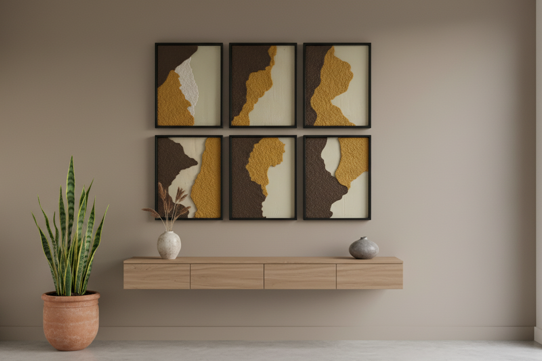 Premium Unique Luxury Modern Artisan Exclusive Handcrafted Abstract Fusion Wall Art