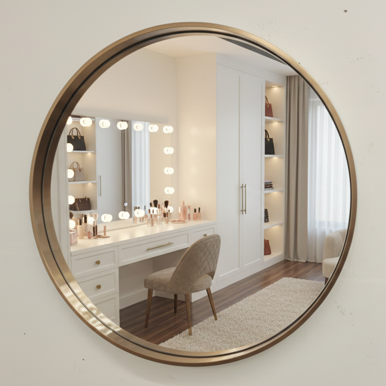 Asymmetrical Luxury  Modern Designer Unique Premium Spectra Mirror