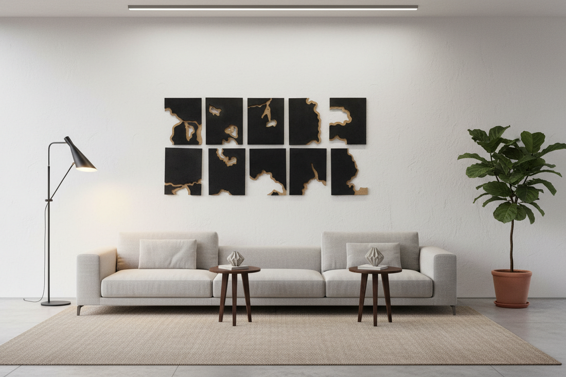 Premium Unique Luxury Modern Artisan Exclusive Handcrafted Abstract Pallete Wall Art