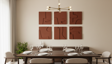 Premium Unique Luxury Modern Artisan Exclusive Handcrafted Abstract Earthen Wall Art