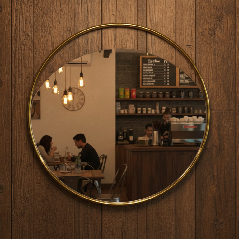 Asymmetrical Luxury  Modern Designer Unique Premium Ariso Mirror