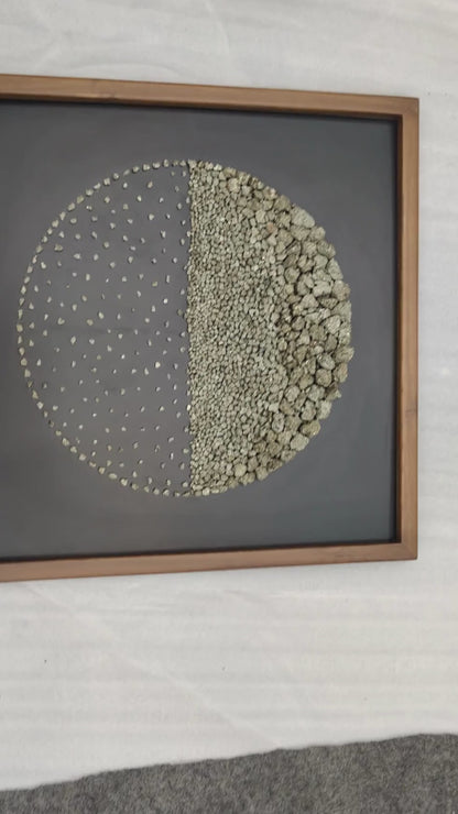 Pyrite Half Round Wall Art
