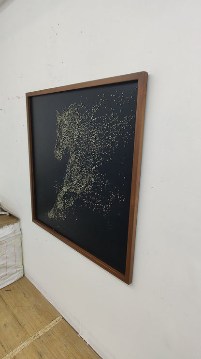 Pyrite Horse Wall Art