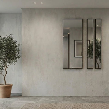 Asymmetrical Luxury  Modern Designer Unique Premium Tripple Rectangle Mirror
